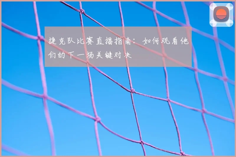 捷克队比赛直播指南：如何观看他们的下一场关键对决